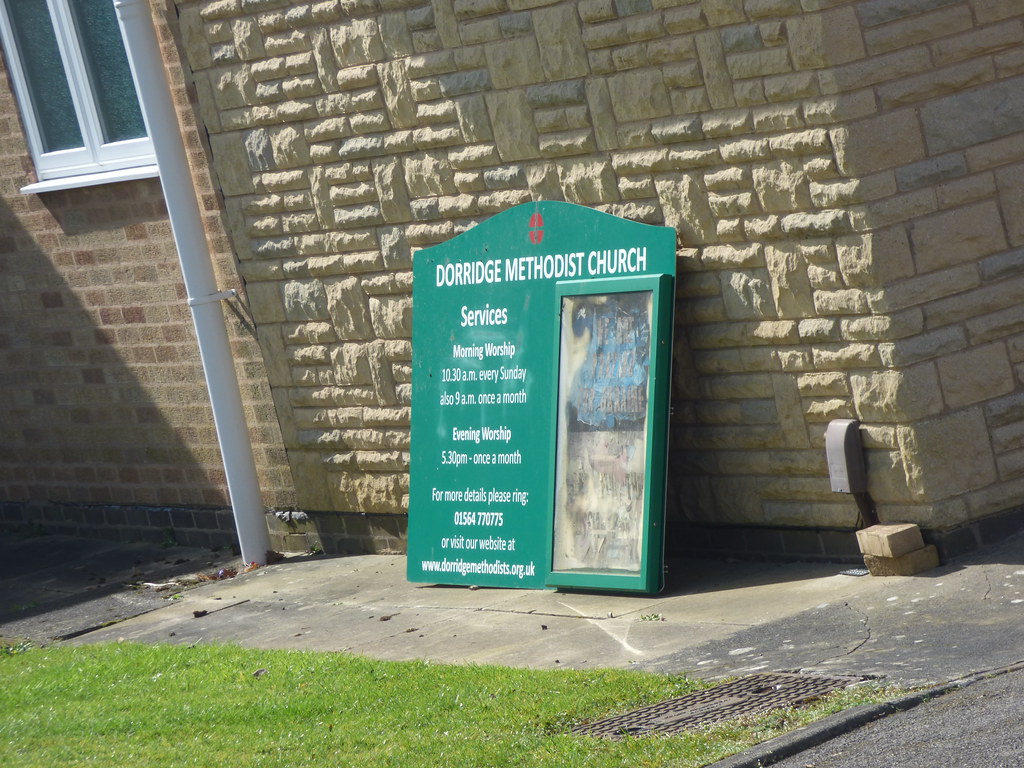 Dorridge Methodist Church Mill Lane, Dorridge church sign a photo