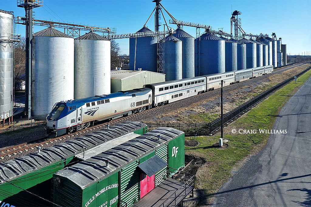 AMTK 68 Northbound 22 at Williamsville IL The Chicago and … Flickr