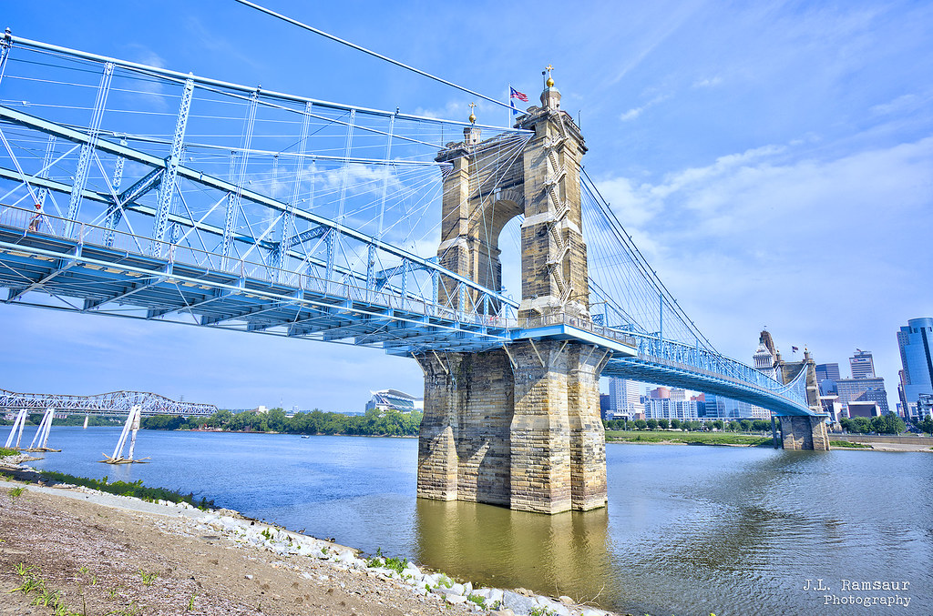 John A. Roebling Suspension Bridge Ohio River Covingto… Flickr