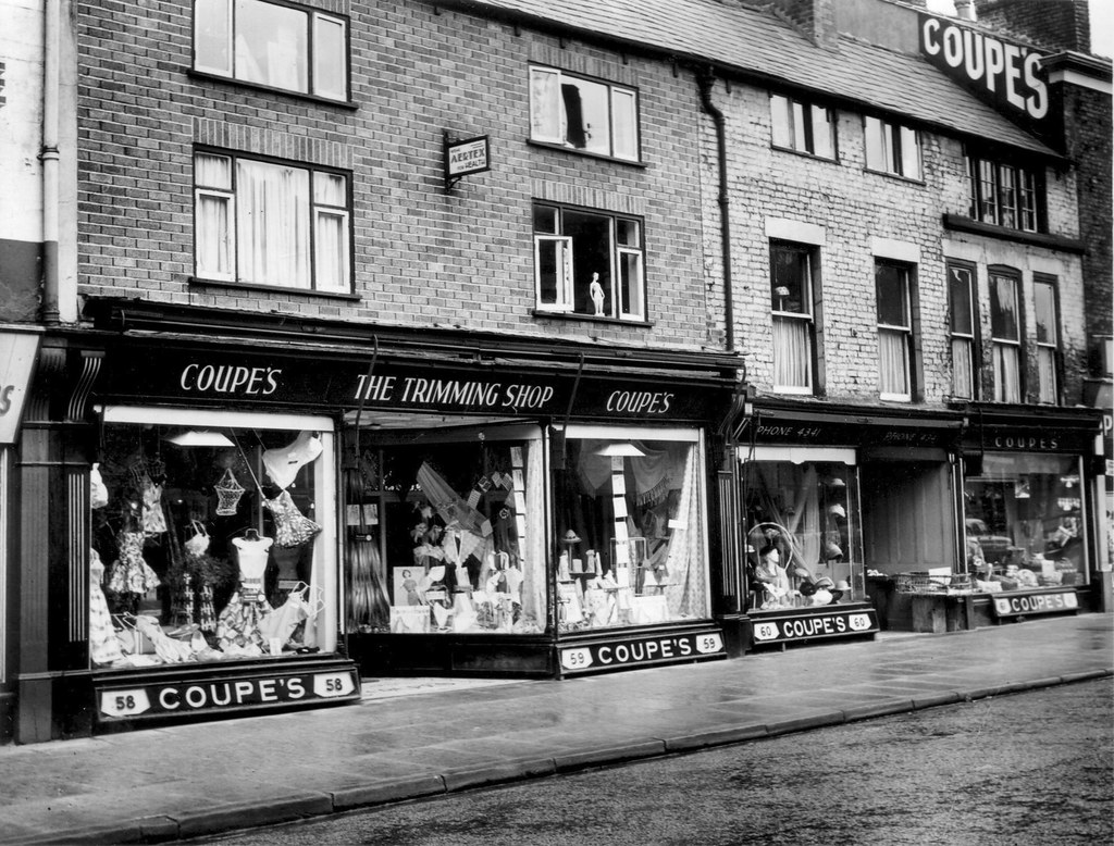 Coupe's Trimming Shop 5861 Church Street, Preston c.1950 Flickr