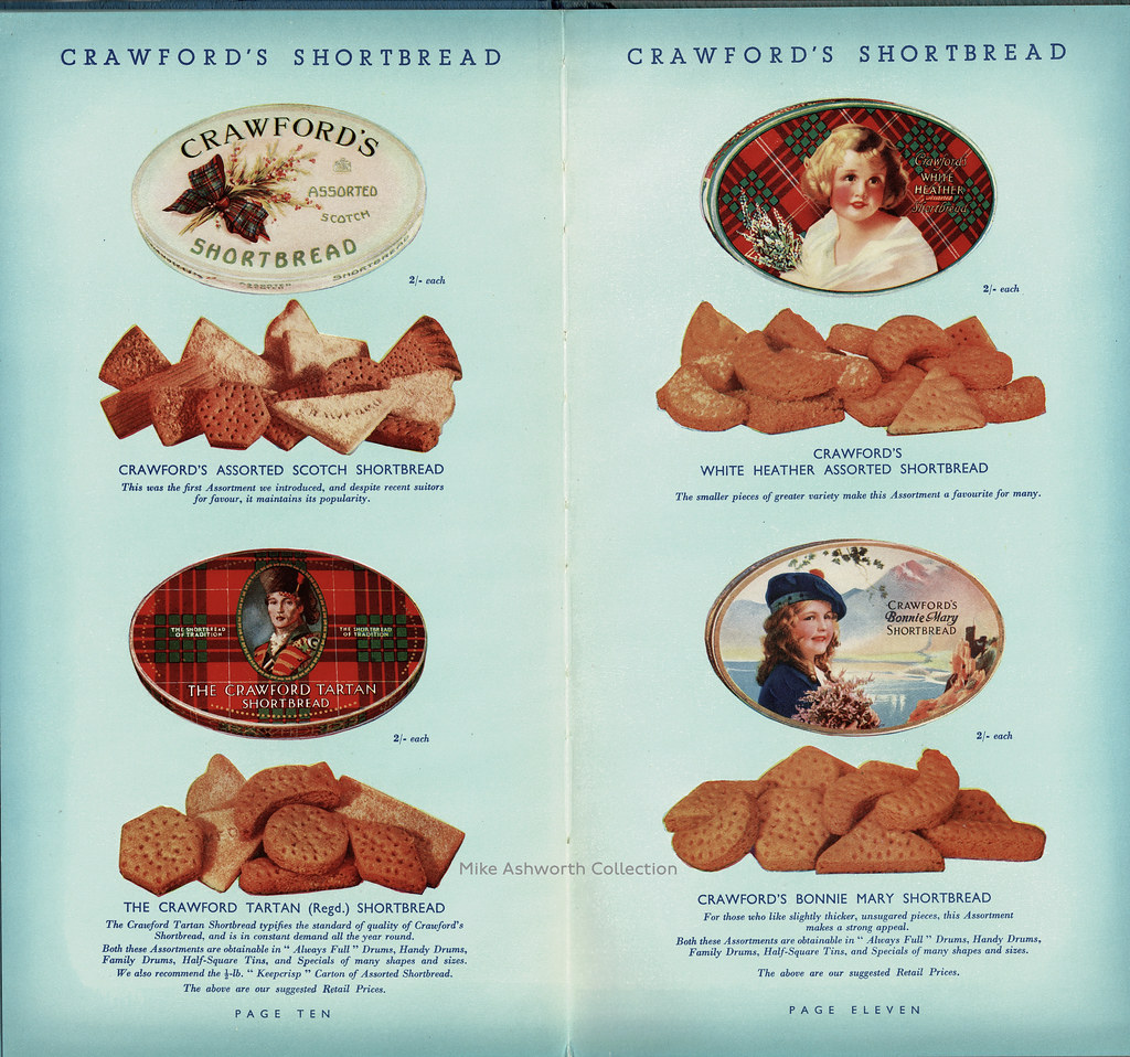 Price List from Crawford's Biscuits catalogue 1936 Willi… Flickr