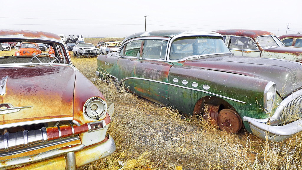 Route 66 Old cars in Grants NM 15.1.2023 0630 Grants New M… Flickr