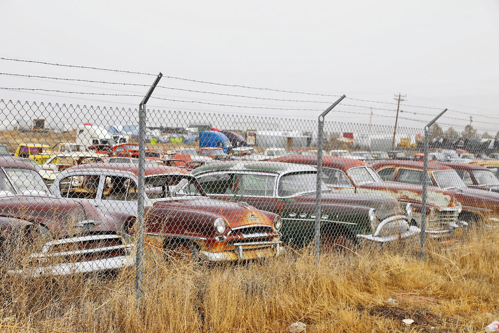 Route 66 Old cars in Grants NM 15.1.2023 0628 Grants New M… Flickr