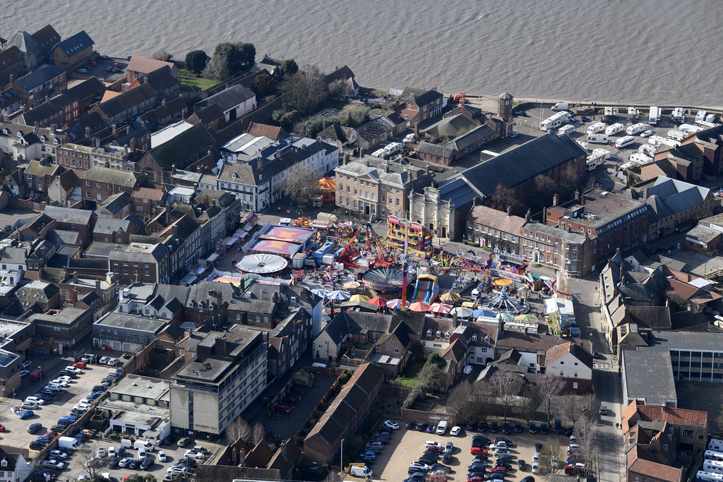 Kings Lynn Mart aerial image Norfolk UK Aerial view of t… Flickr