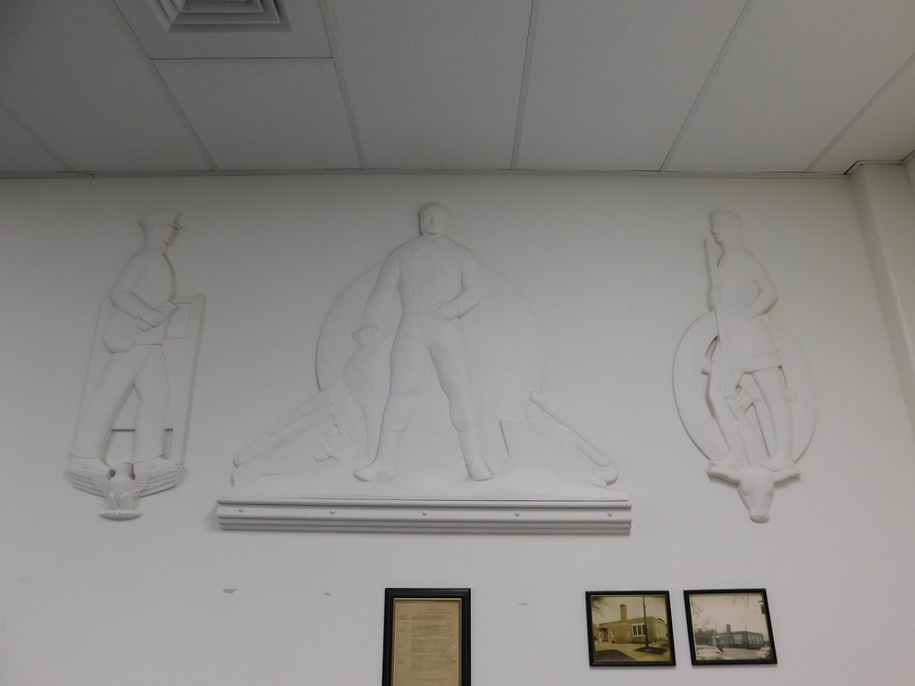 Ripley Mississippi Post Office Reliefs New Deal cast stone… Flickr