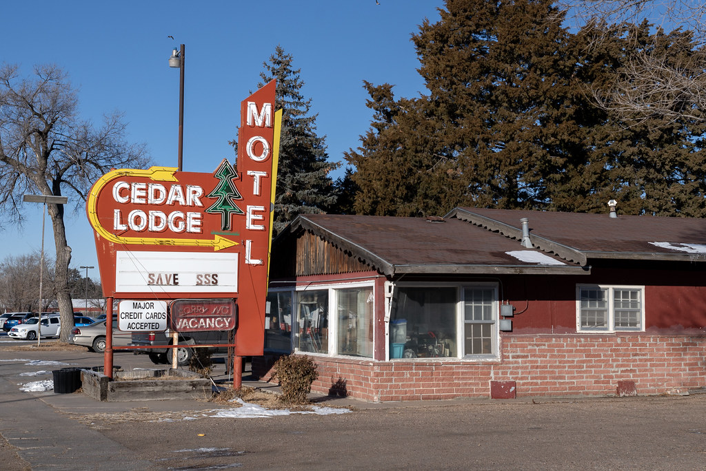 Cedar Lodge Motel, North Platte, NE 421 W Rodeo Rd Ave. Dean