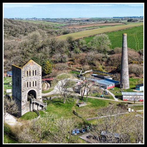 East Wheal Rose mine . philip saundry Flickr