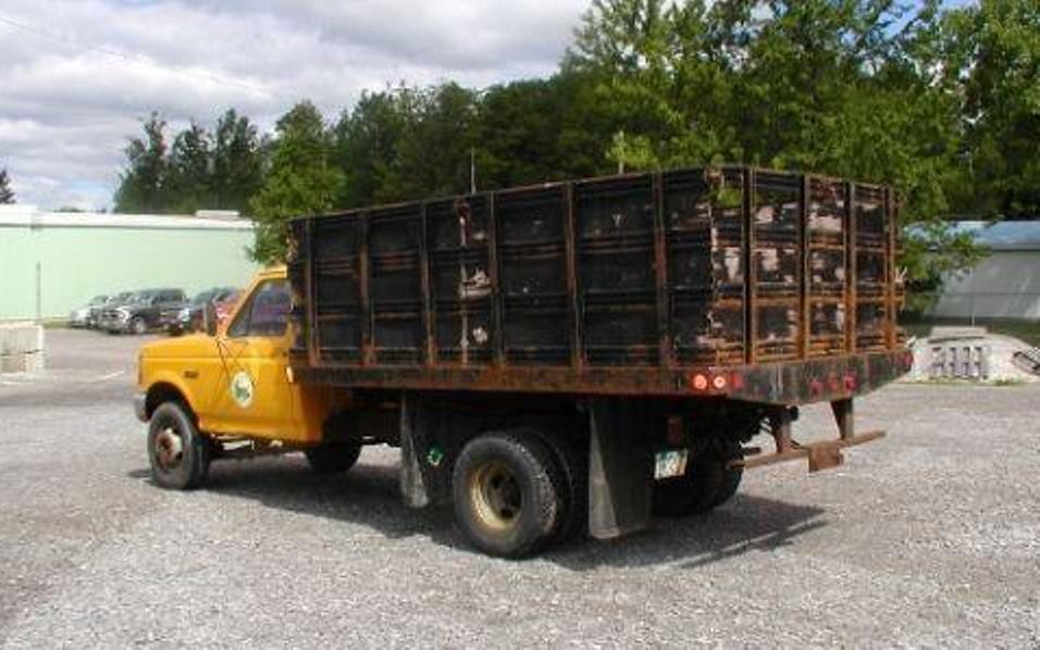 Village of Alden, NY 1997 Ford F450 stake rack dump tru… Flickr