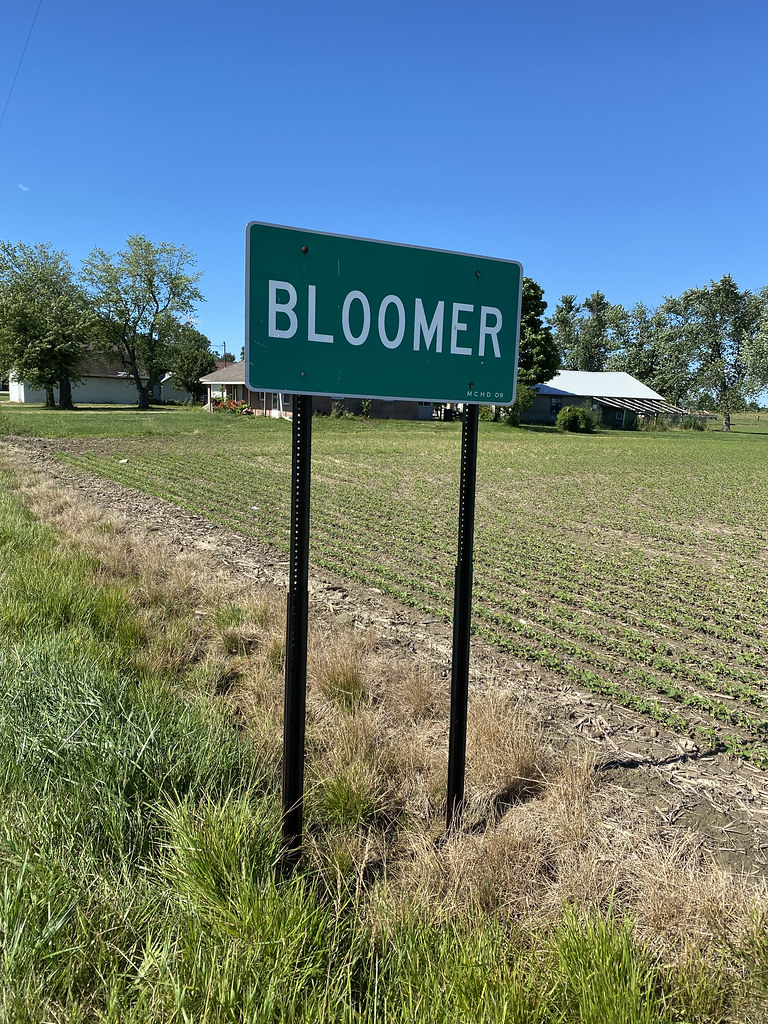 OH Bloomer Sign Sign for Bloomer, Ohio. Ken Flickr