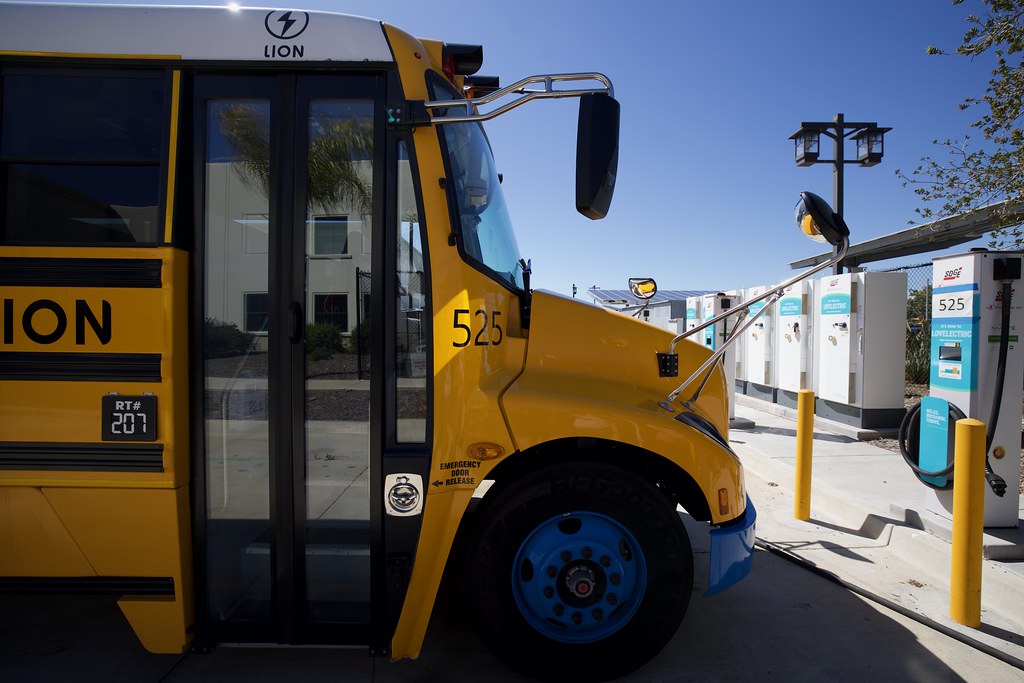 Cajon Valley Union VGI Electric School Buses On March 27, … Flickr