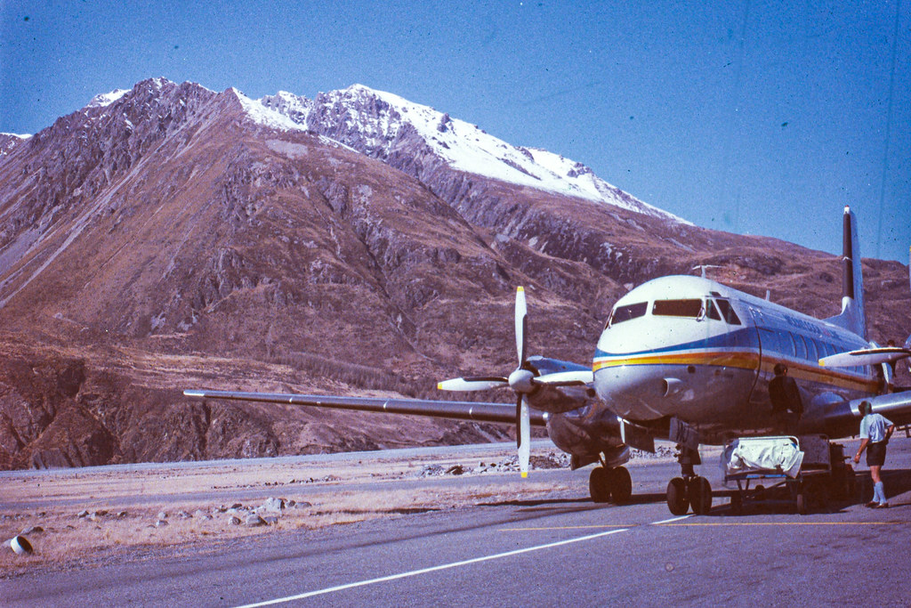 Found Slide Mount Cook Airlines, Mount Cook Airport, So… Flickr