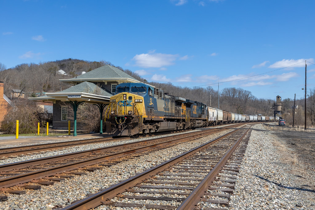 G75818 CSXT 52 West at Ronceverte, WV RCBphotography Flickr