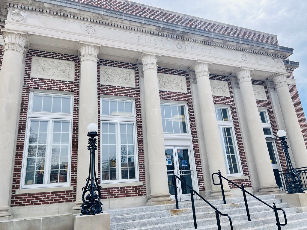 Detail Work on Post Office in Laconia, New Hampshire. Buil… Flickr