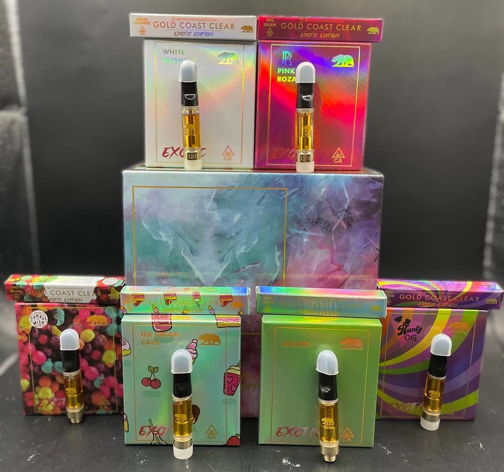 Gold coast clear exotic Vape carts Buy Exotic Dab Vape Carts Online