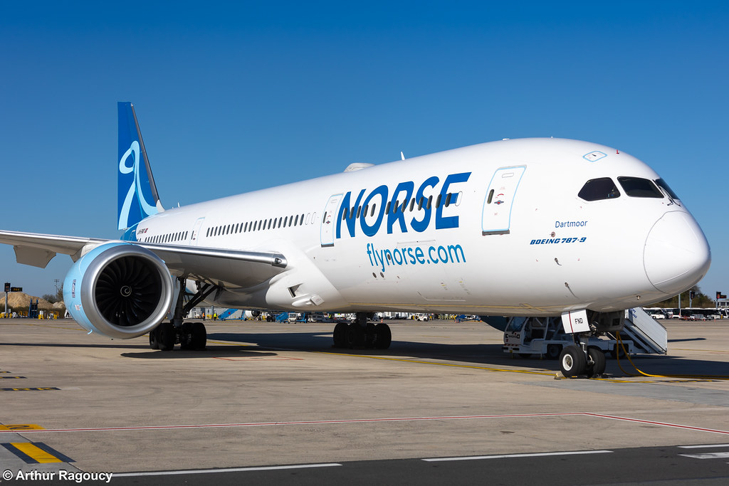Norse Atlantic Airways Boeing 7879 LNFND (CDG) Ragoucy Arthur Flickr