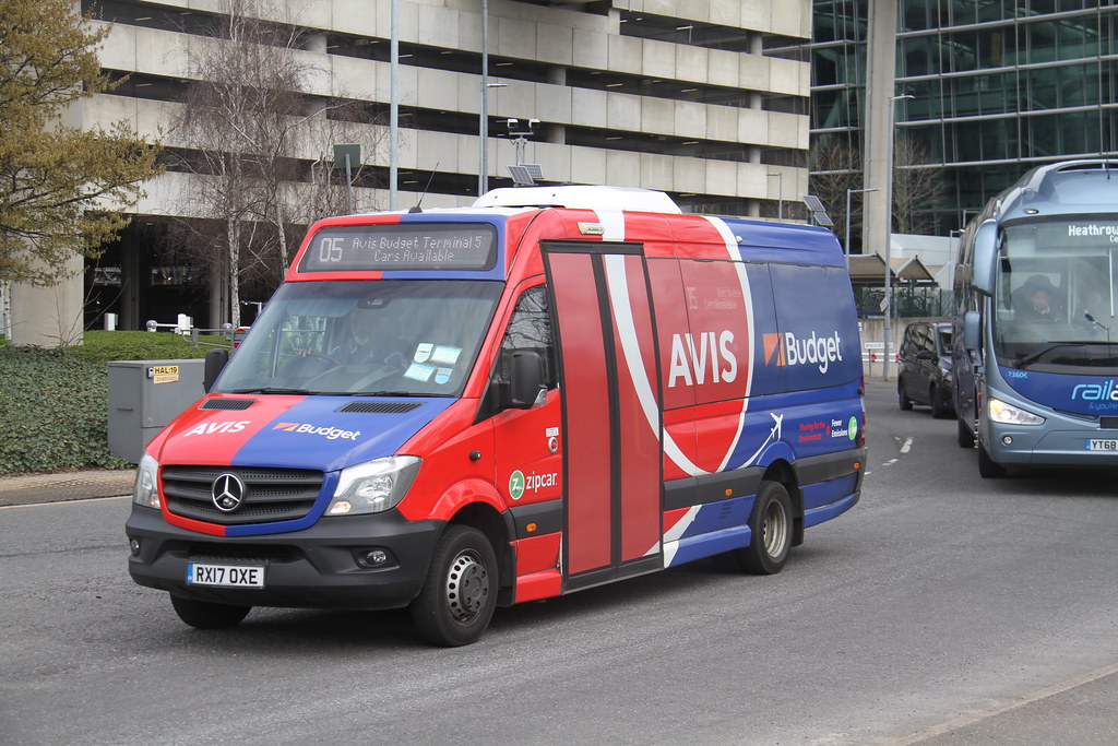 AVIS BUDGET 4 RX17OXE HEATHROW TERMINAL 5 050423 David Beardmore Flickr