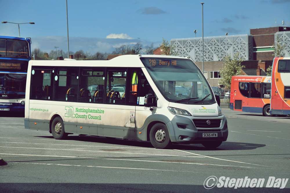 Nottinghamshire County Council SC65HFN Fiat Ducato Mellor Orion