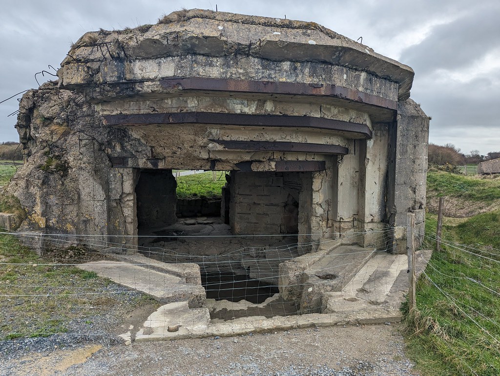 Point Du Hoc Bunker Point Du Hoc in Normandy, France. M Gilmore