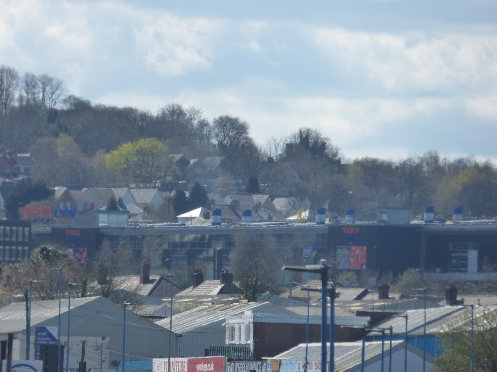 Dudley Port from the Ryland Aqueduct Tesco Extra Burnt T… Flickr
