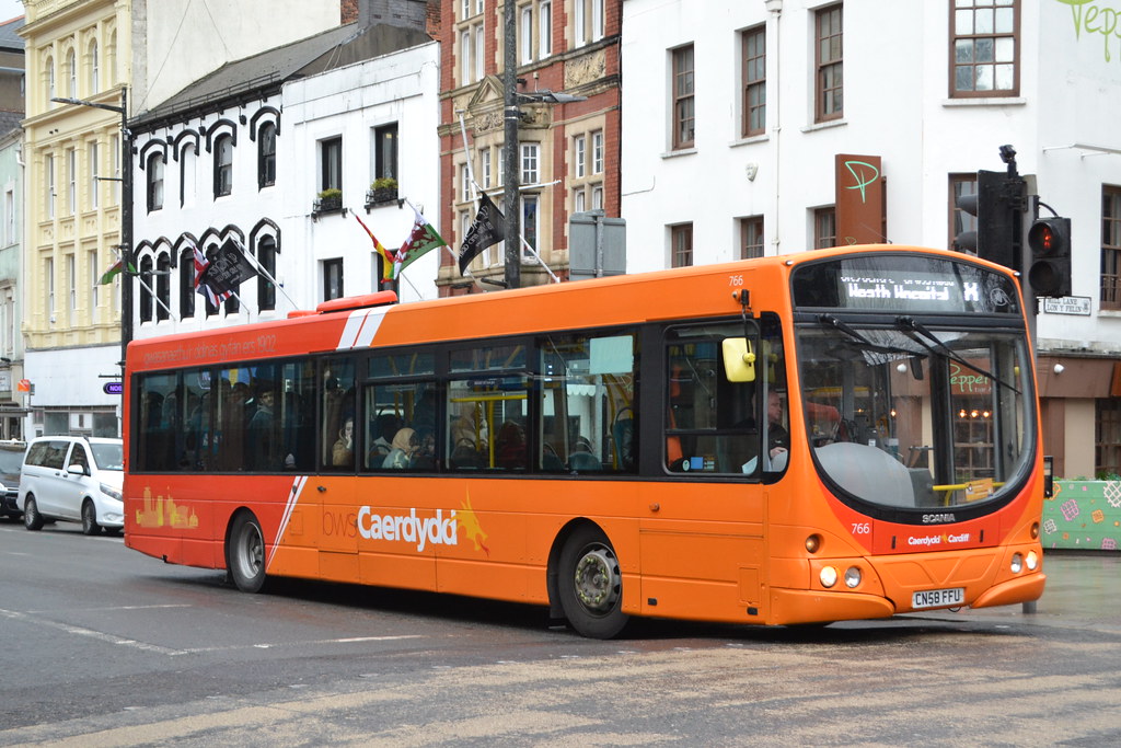 Cardiff Bus 766 CN58FFU Seen in Cardiff 23rd March 2023 Flickr