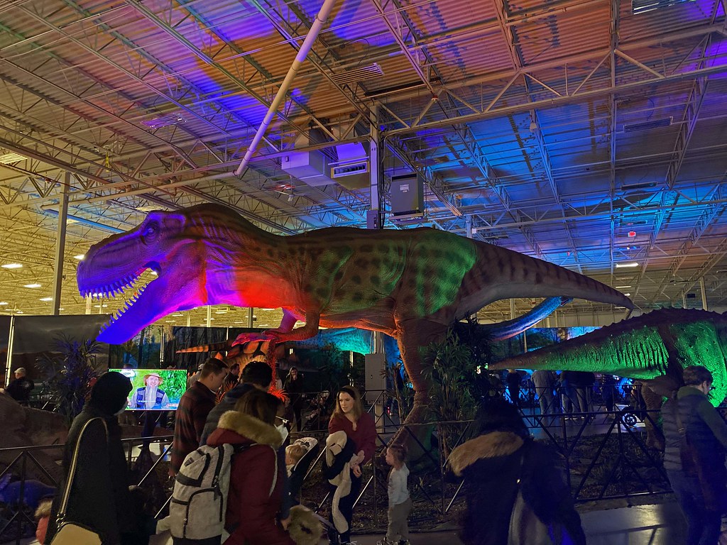 TRex Jurassic Quest at Dulles Expo Center, Virginia. Nicholas
