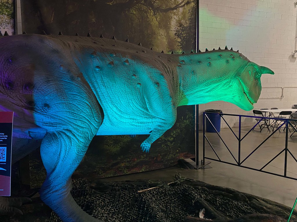 Carnotaurus Jurassic Quest at Dulles Expo Center, Virginia