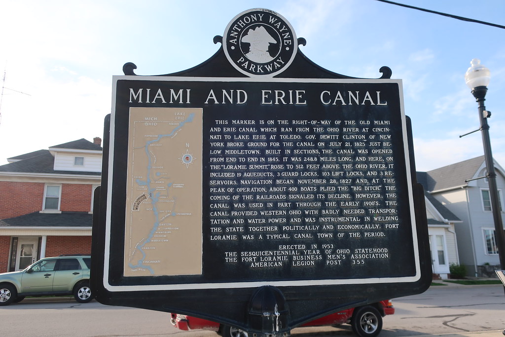 Miami & Erie Canal Historic Marker Ft. Loramie, Ohio Flickr