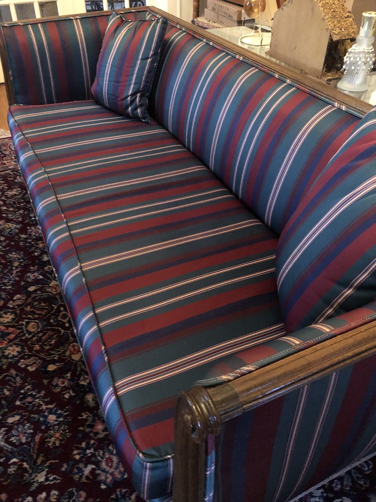 Old sofa before recovering 2022 Martha Marak Flickr