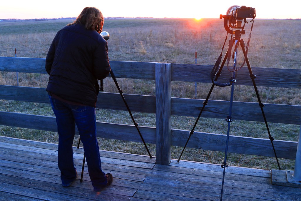 watching greater prairie chickens on lek at Kellerton Gras… Flickr