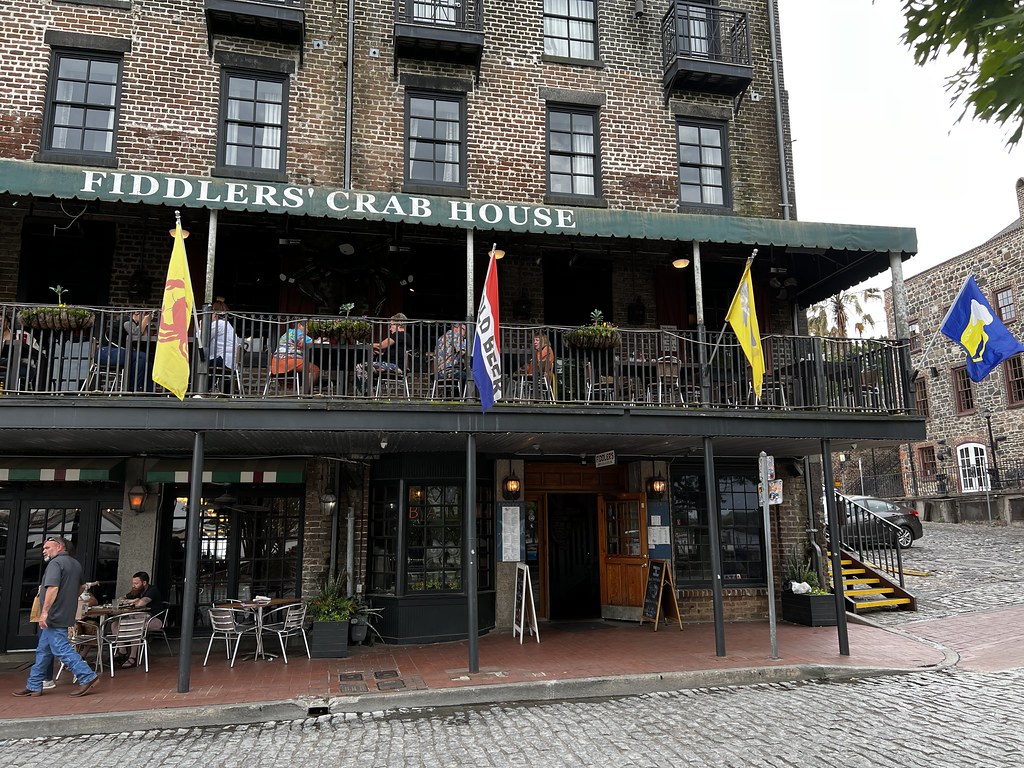 142. Lunch at Fiddlers Crab House, Savannah, Flickr