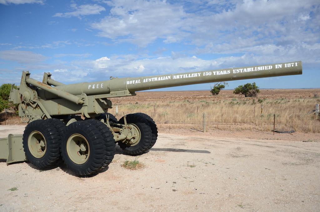 DSC_4226 US 155 mm Long Tom Gun and carriage, Port Wakefie… Flickr
