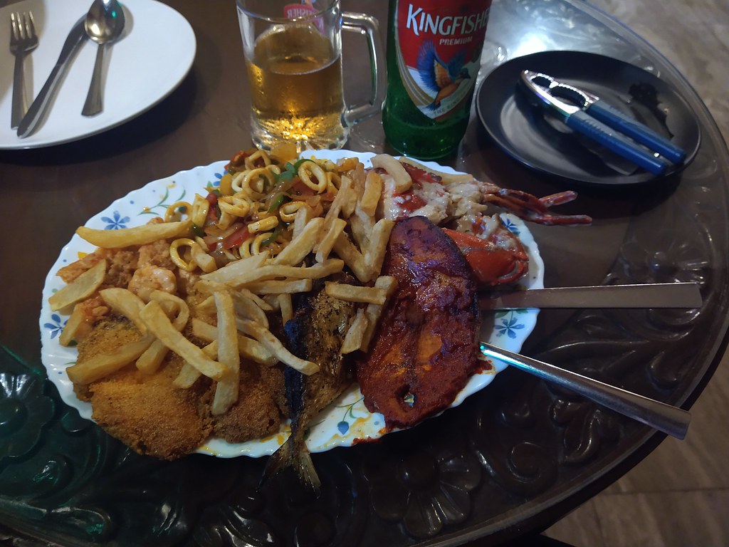 Goa India Seafood platter Mike Wright Flickr