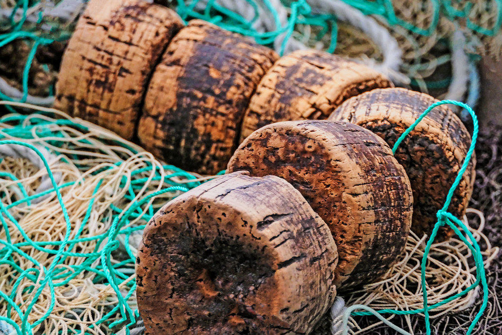 fishing net and cork floats a photo on Flickriver