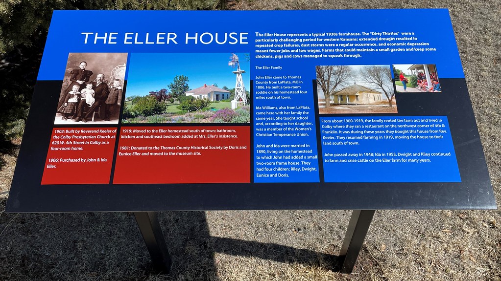 Eller House Marker (Colby, Kansas) The Prairie Museum of A… Flickr