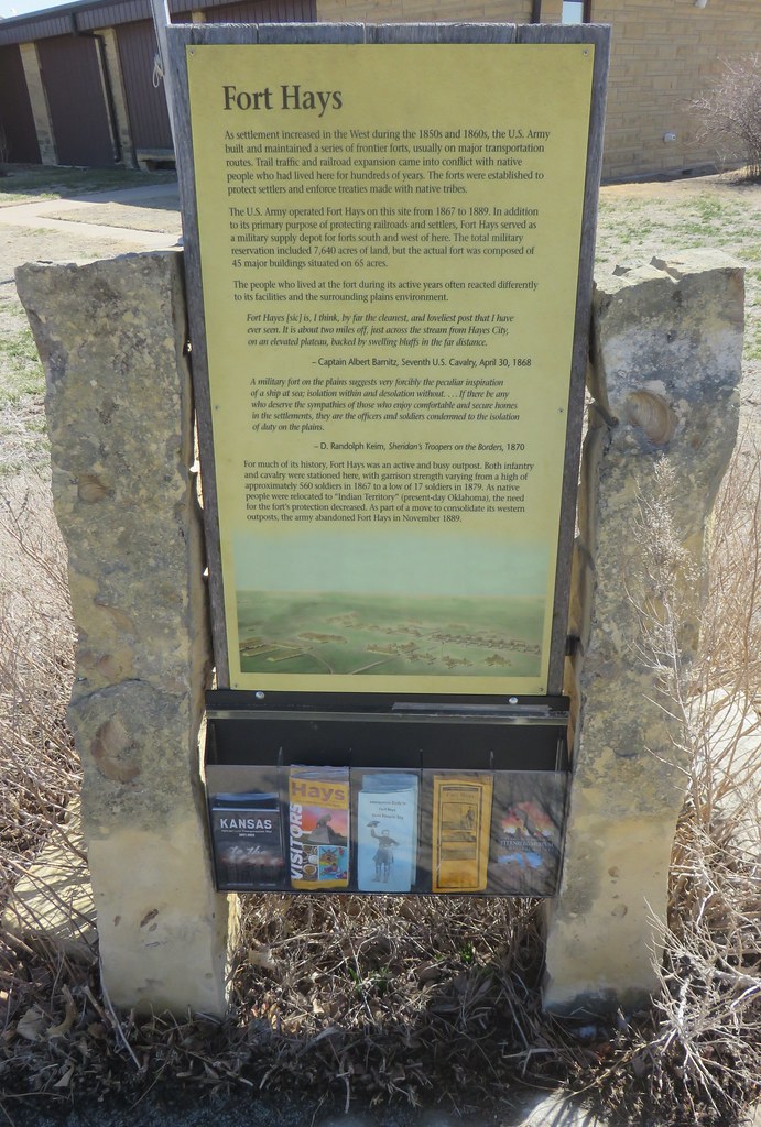 Fort Hays Marker (Hays, Kansas) Fort Hays, originally name… Flickr