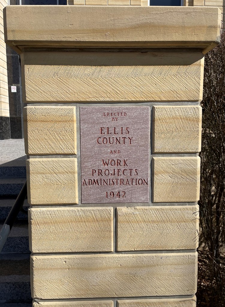Ellis County Courthouse Cornerstone (Hays, Kansas) Flickr