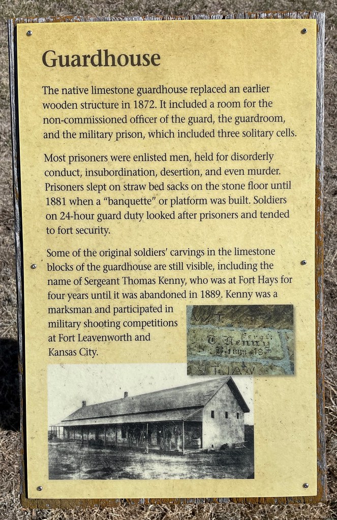 Guardhouse Marker (Hays, Kansas) Fort Hays, originally nam… Flickr
