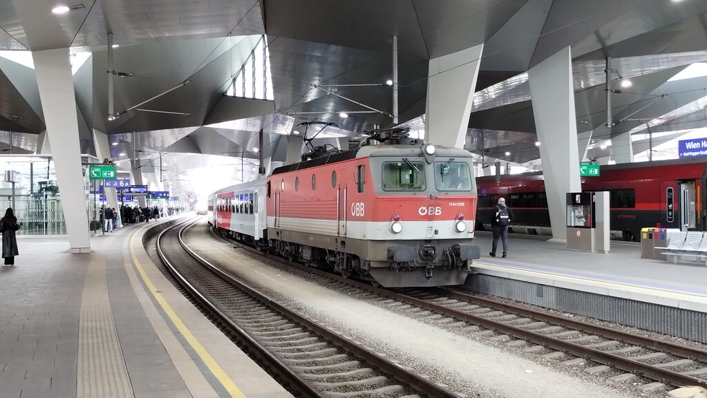 Viena Hbf (2023) Estação Ferroviária Central de Viena, Áus
