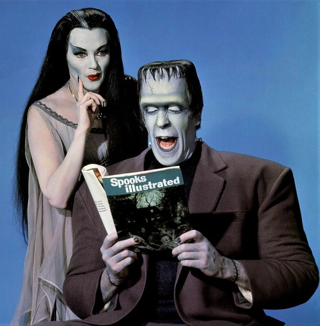 The Munster with Lily Munster (Yvonne DeCarlo) and Herman Munster