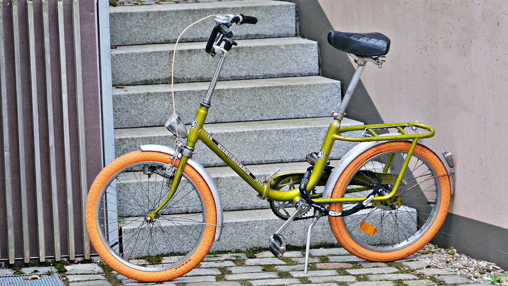 Hercules Klapprad mit Sonderbereifung in Orange Friedberg … Flickr