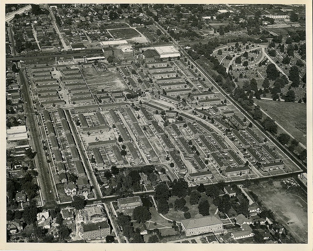 Aerial view of LeMoyne Gardens public housing project loca… Flickr