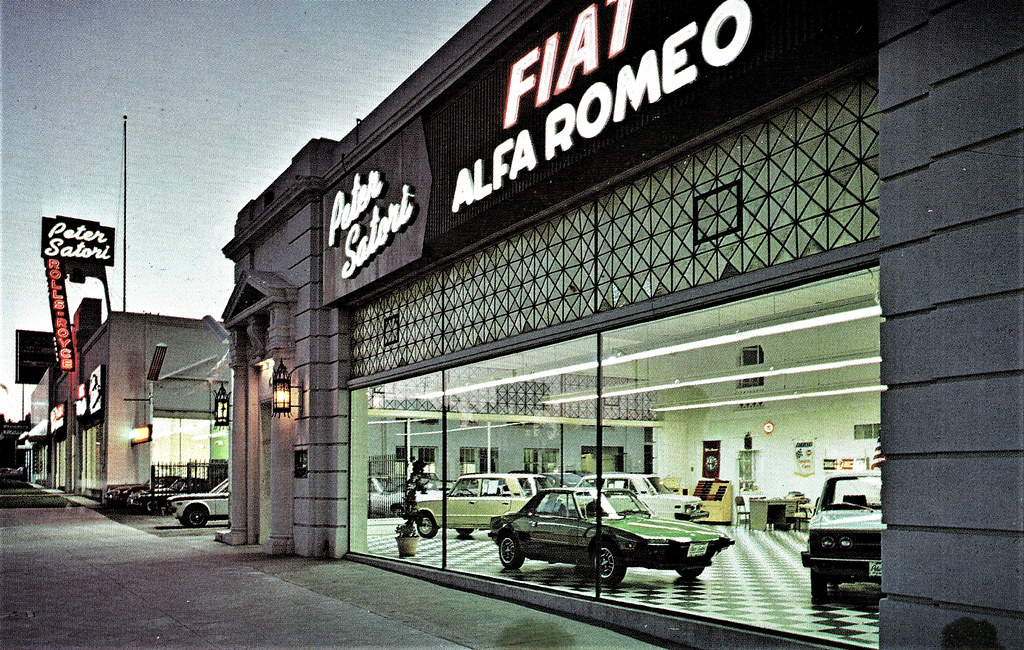 Peter Satori Co., Ltd. Fiat, Alfa Romeo, Pasadena CA, 1974… Flickr