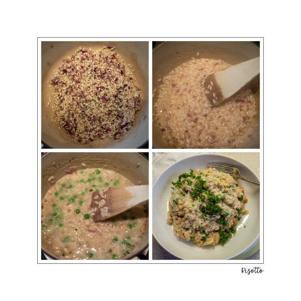 Risotto Friday evening I made a Smoked Salmon and Pea Riso… Flickr