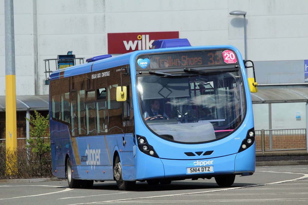 First Cymru 63081 seen arriving into Swansea bus station w… Flickr