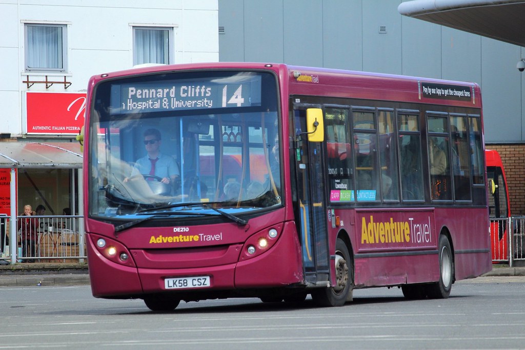 Adventure Travel DE210 seen leaving Swansea bus station wo… Flickr