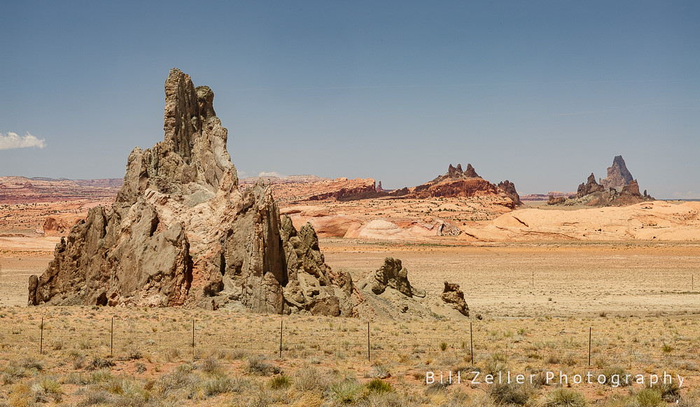 Church Rock, Comb Ridge and Agathla Peak, Navajo Nation, A… Flickr