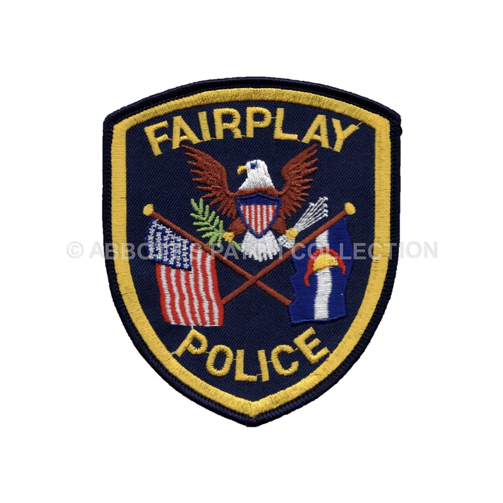 CO 3, Fairplay Police Department 1 Abbott's Patch Collection 2.0 Flickr