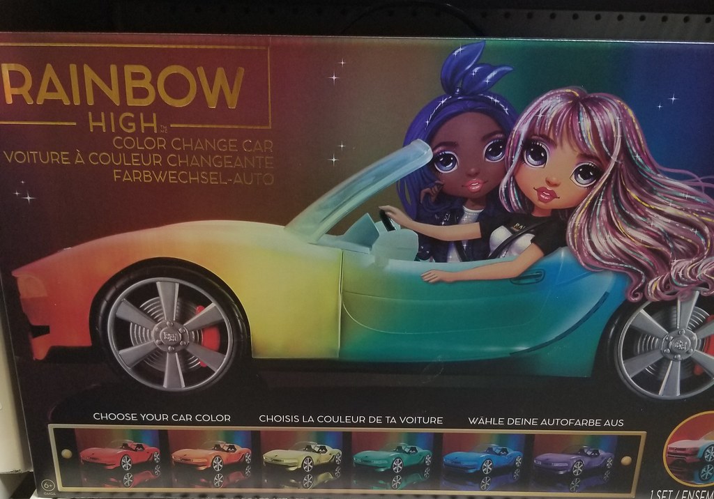 I picked up the last rainbow high car for 10 at walmart. Flickr