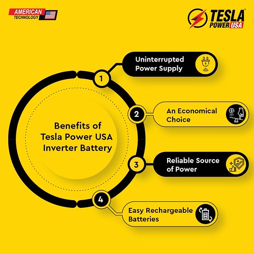 Benefits of Tesla Power USA Inverter Battery. Discover the… Flickr