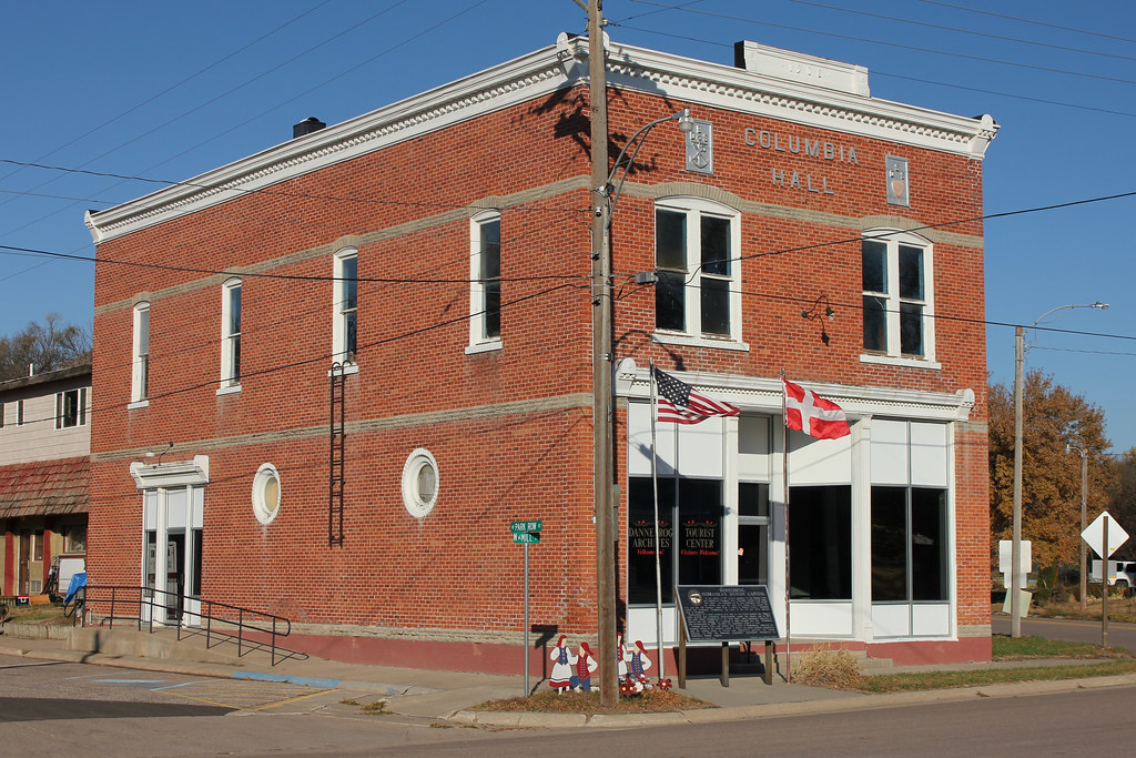 Columbia Hall Dannebrog, NE Built in the Commercial styl… Flickr